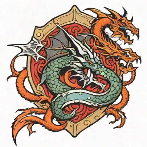 Dragon Holdin Shield
