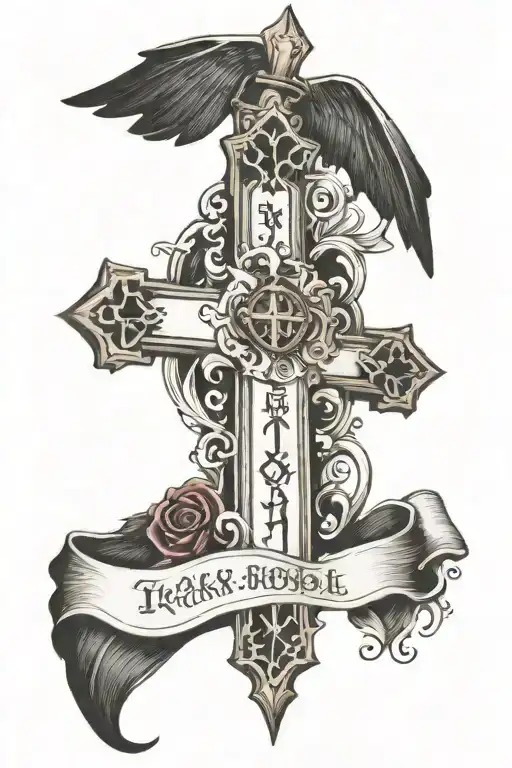 Cross And Bible Verse