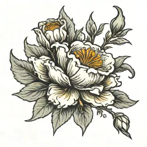 January Birth Flower With 1946 In Stem Growing