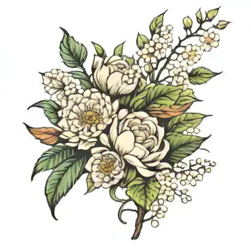 Birth Flower Bouquet