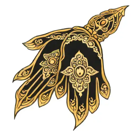 Hamsa With Strength And Love Inspired