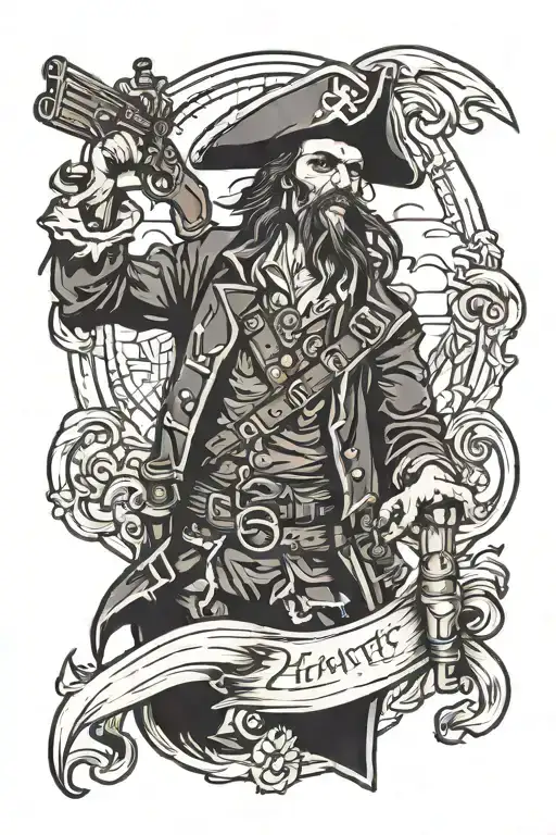 Pirate With A Gun