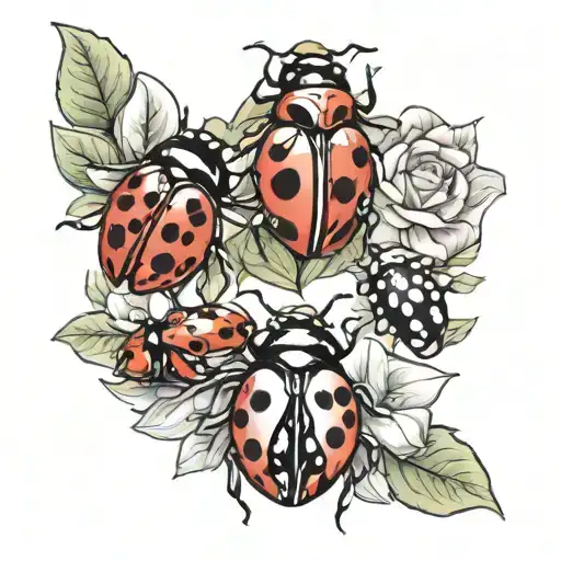 Ladybug And Family