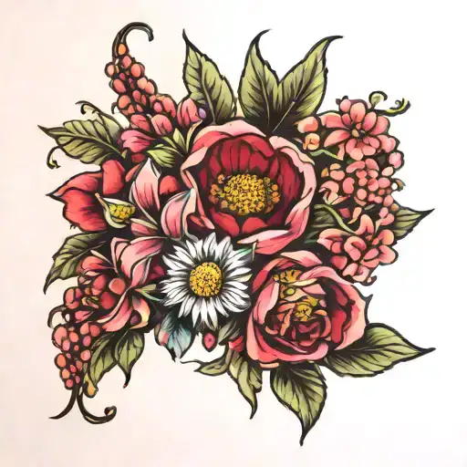 Birth Flower Bouquet