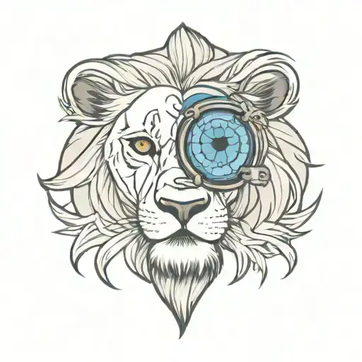 Lion Blue Eyes Bjj