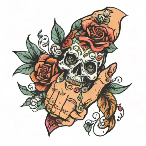 Hand Tattoo For Dead Sister