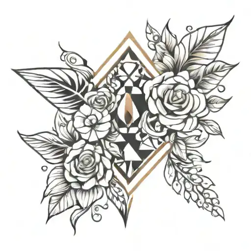 Geometric And Floral