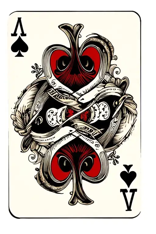 Ace Of Spades Playing Card