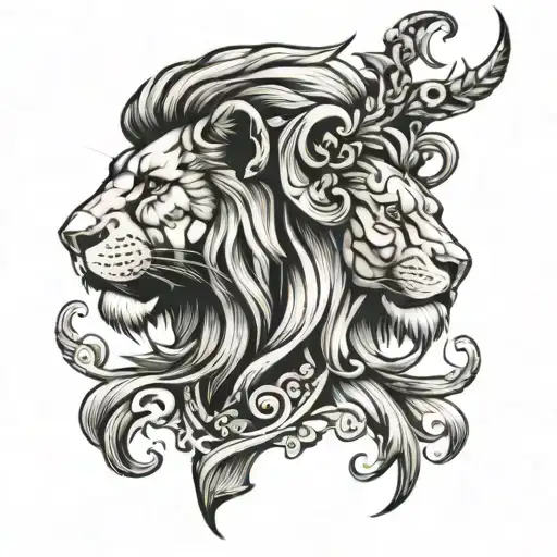 2 Lion Head