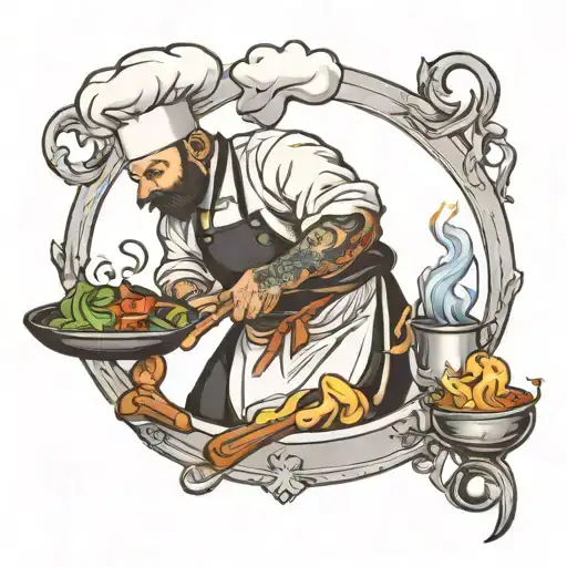Chef Cooking Themed