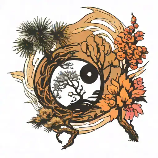 Joshua Tree Yin And Yang