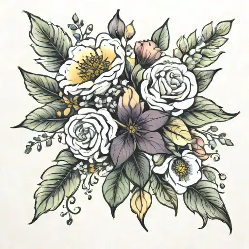 Birth Flower Bouquet