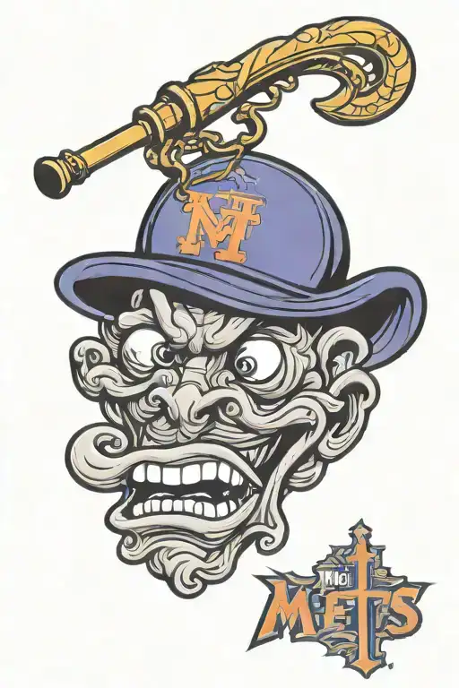 Grimace New York Mets Ny Logo