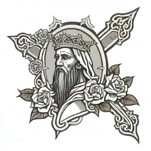 Catholic Arm Outline