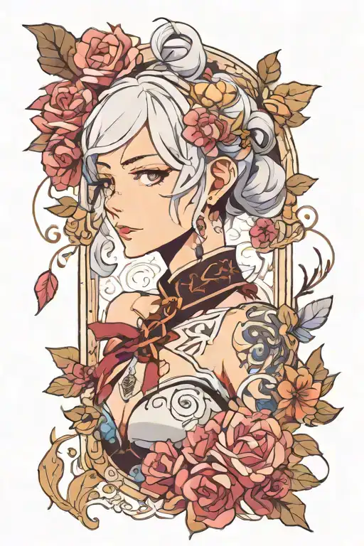 Female Rem Rezero Anime Character