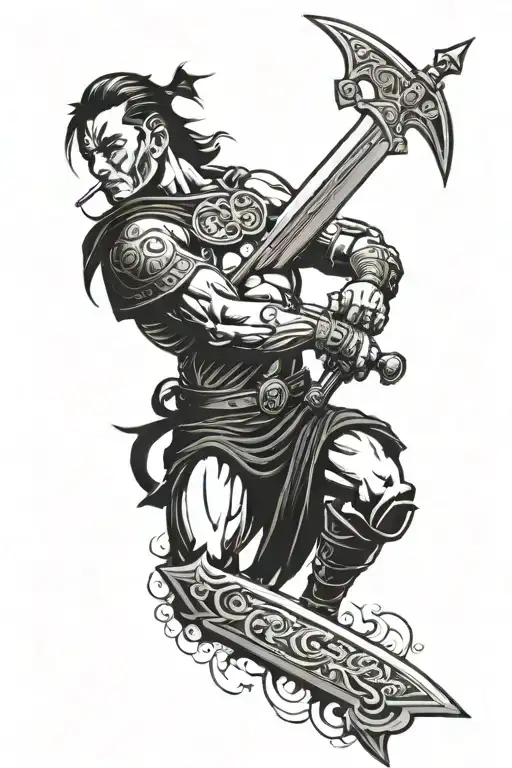 Warrior With A Sword