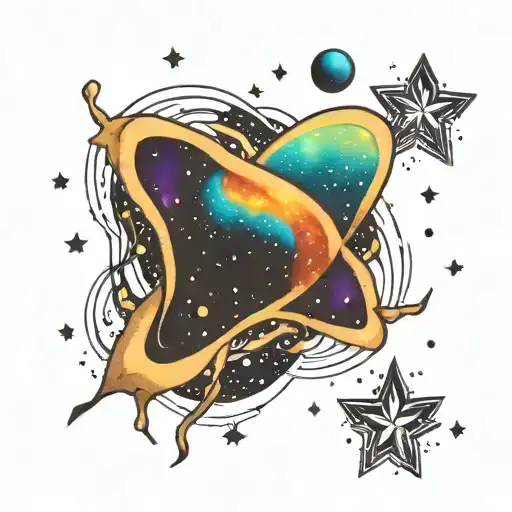 Galaxy Filled With Stars