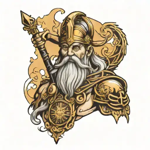 Greek God Odin