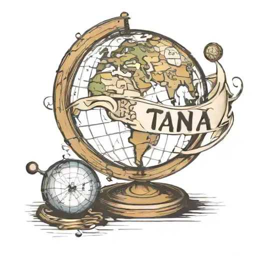 Globe With The Words Tana World On It