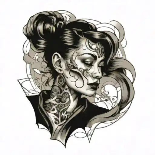 Micro Realism Woman Abstract