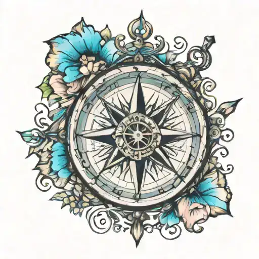 Compass Wanderlust Inspired