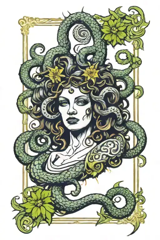 Medusa Tarot Card