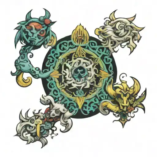 All Gods Meeting In Spiritual Realm To Give Love