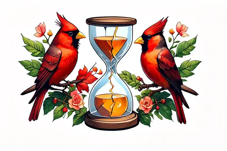 Broken Hour Glass And Cardinals Incorporated