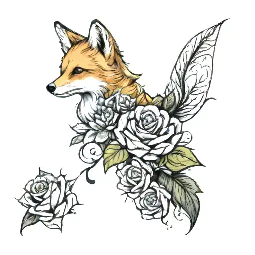 The Little Prince Rose Fox Stars Birds
