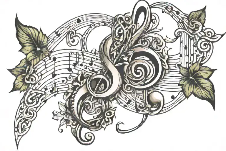 Music Sheet Intertwined