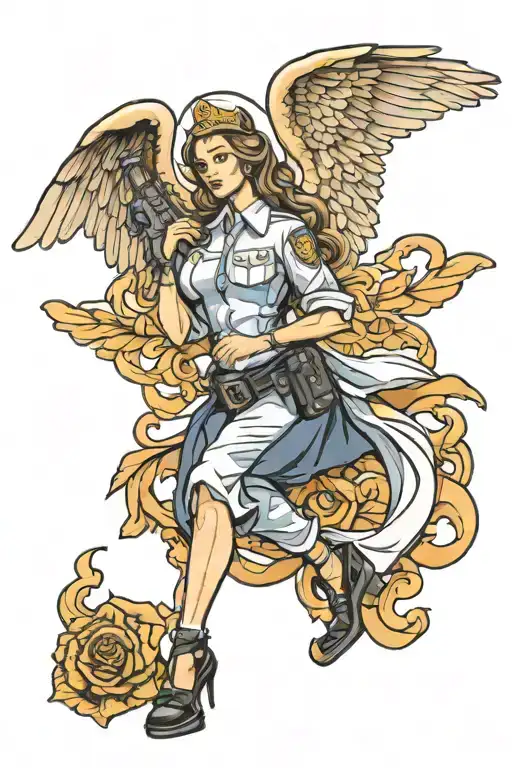 Police Female Guardian Angel