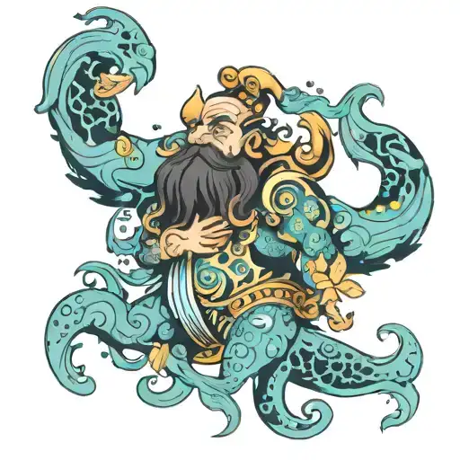 Father Aquarius With Leo