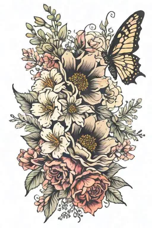 Birth Flower Bouquet