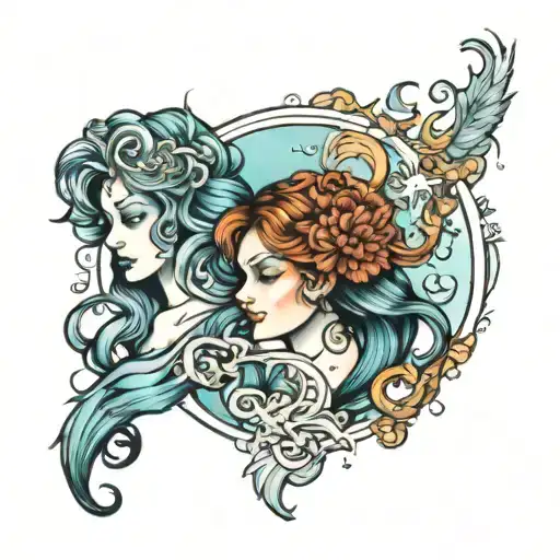 Leo Girl And Aquarius Girl