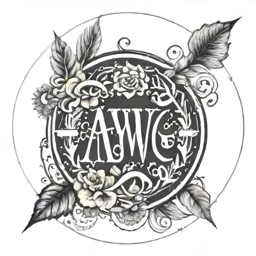 Letters Aiygiwgwy Creating A Circle Made