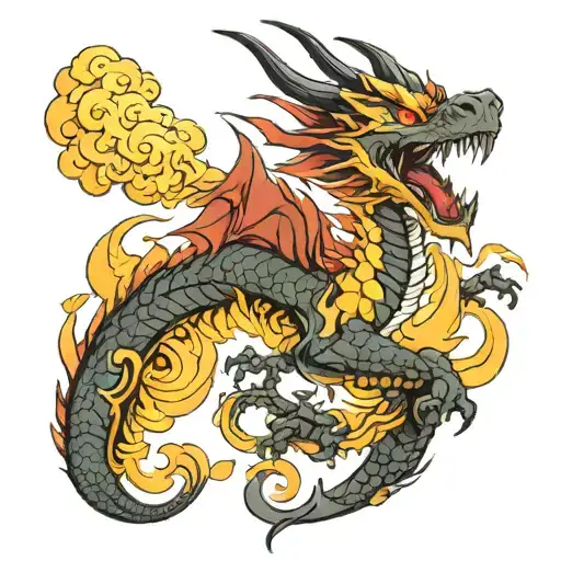 Dragon Breathing Fire