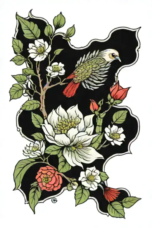 Magnolia Poppy Cactus Succulent Cardinal Bird Cockatiel Bird Salamander Reptile Frog Box Turtle