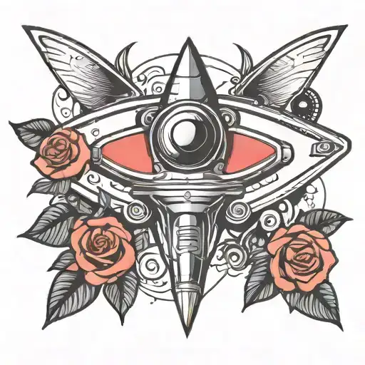 Spaceship Shaped Like A Rose