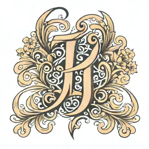 Script Letter T