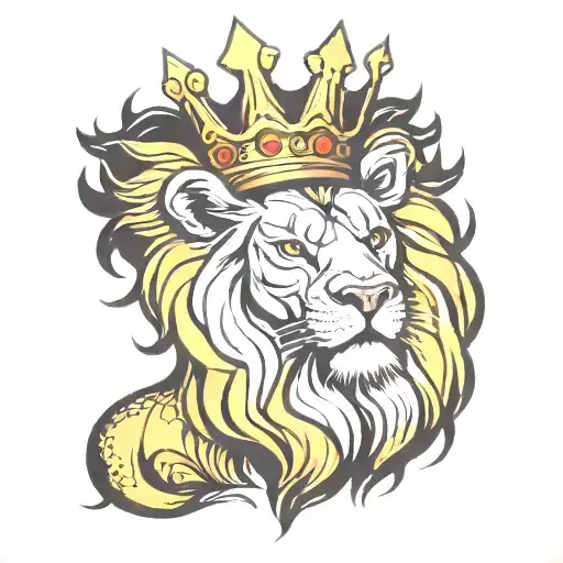Lion With Crown