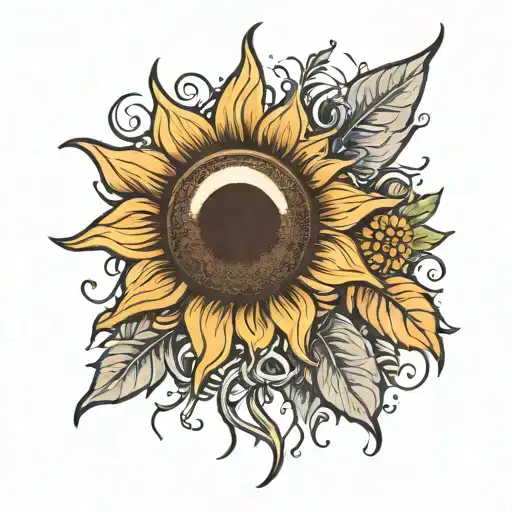 Sun And Sunflower