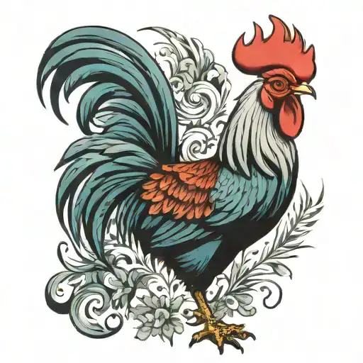 Proud Strong Majestic Rooster