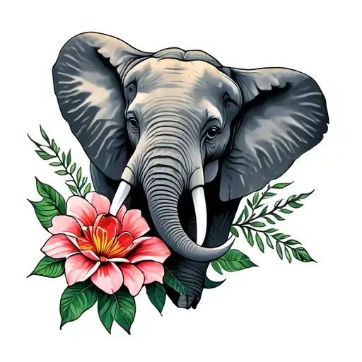 Elephant Flower Growing