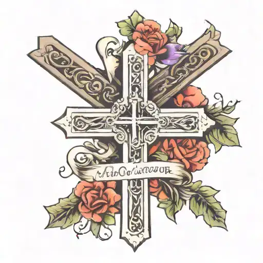 Cross And Bible Verse