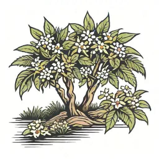 Orange Blossom Cypress Tree Palmetto