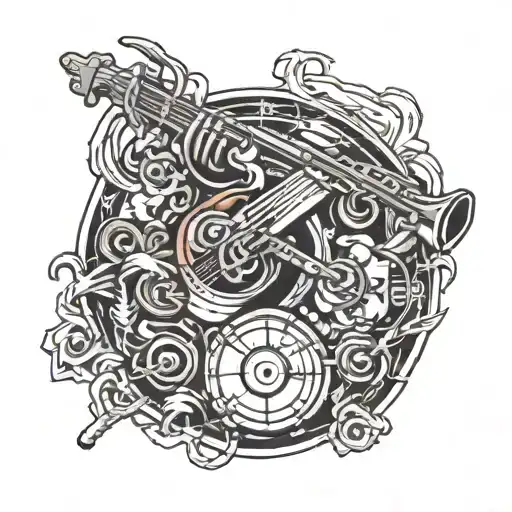 Arm Metal Music Themed