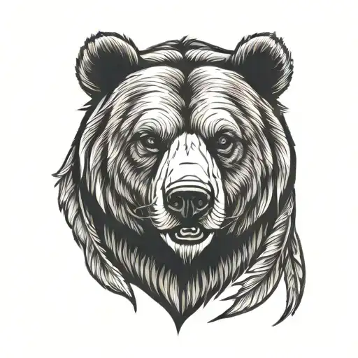 Grizzley Bear Head