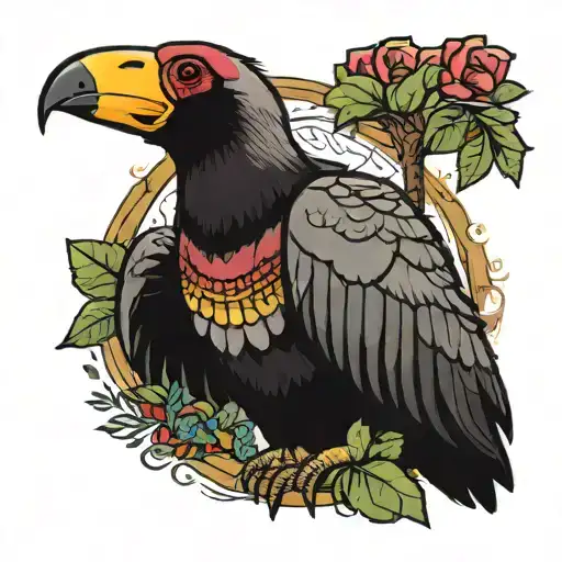 California Condor And Nopales