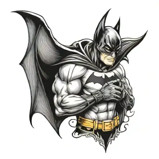 Bat Man Holding