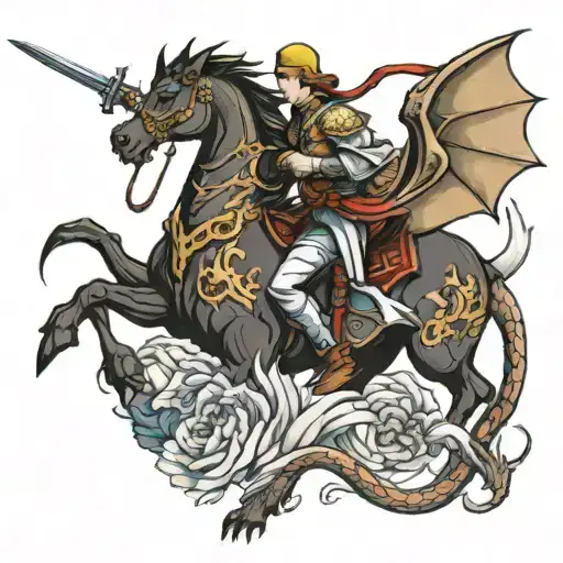 St George Killing The Dragon